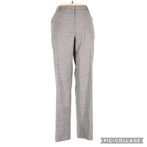 Escada Wool Blend Micro Houndstooth Print Pants